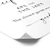 KAIAパシファイアの瓶の赤ちゃんシャワーゲーム ポスター (角)