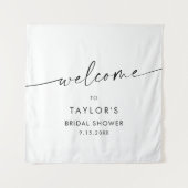 KAIAミニマルブライダルシャワーへようこそ タペストリー (正面)