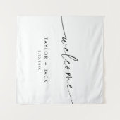 KAIAミニマル結婚リストへようこそ タペストリー (正面(横))