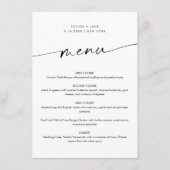 KAIAミニマル結婚リスト メニュー (正面)