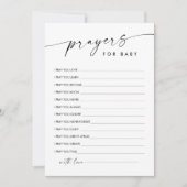 KAIA祈りの言葉ベビーアドバイスカード 招待状 (正面)