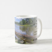Kaibab Lake 詩篇62:5 KJV 11 oz. コーヒーマグカップ (正面右)