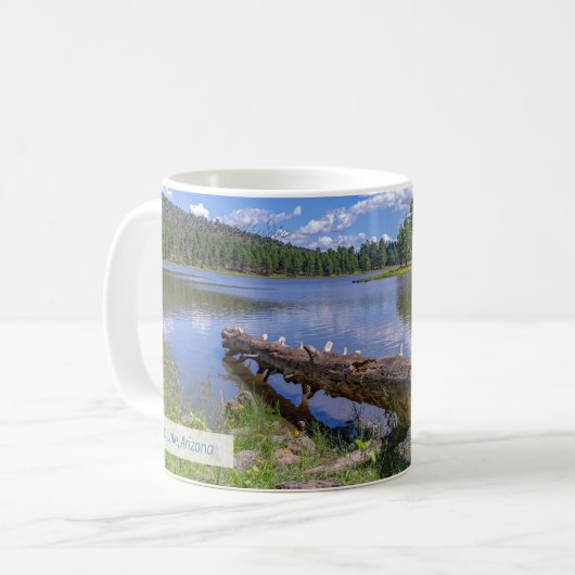Kaibab Lake 詩篇62:5 KJV 11 oz. コーヒーマグカップ (正面左)