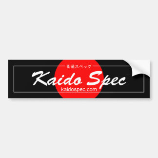 Kaido Specのバンパーステッカー バンパーステッカー