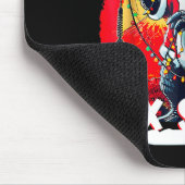 Kaiju Christmas 67 Santazilla Japanese Monster Din マウスパッド (コーナー)