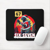 Kaiju Christmas 67 Santazilla Japanese Monster Din マウスパッド (マウス)