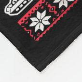 Kaiju Christmas Santazilla Japanese Monster Dinosa フリースブランケット (角)