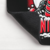 Kaiju Christmas Santazilla Japanese Monster Dinosa マウスパッド (コーナー)