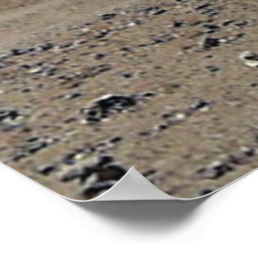 Kailash First View Prayerflags in Foreground ポスター (角)