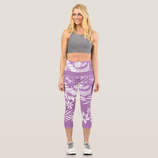 KAILI (purple) カプリレギンス (正面)