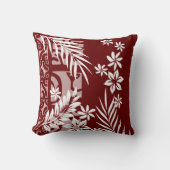 KAILI (Rouge bordeaux) クッション (正面)