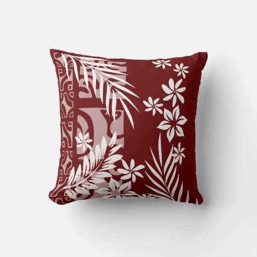 KAILI (Rouge bordeaux) クッション (正面)