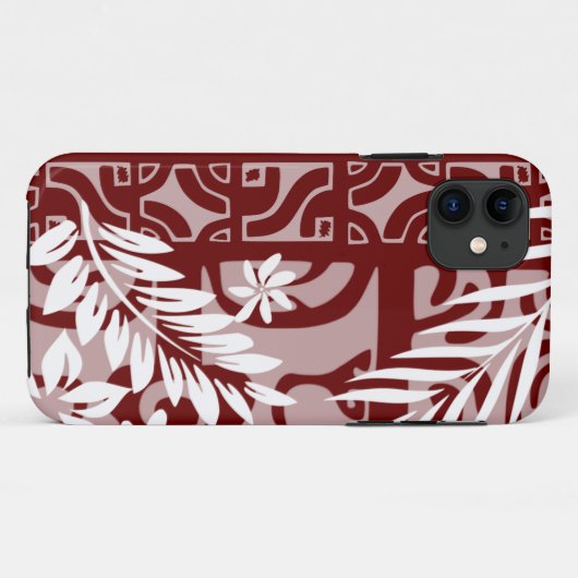 KAILI (Rouge bordeaux) Case-Mate iPhoneケース (裏面(横))