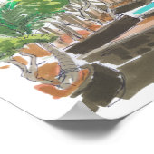 Kailua-Kona Coast ポスター (角)