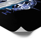 Kailua Kona Hawaii Nautical Sailing Boating ポスター (角)