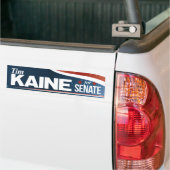 KAINE -上院のためのTim Kaine バンパーステッカー (トラック上)
