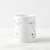 Kaisペプチド名mug コーヒーマグカップ (中央)