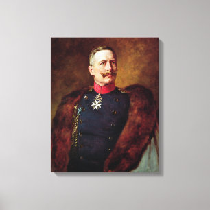 Kaiser Wilhelm IIのポートレート キャンバスプリント