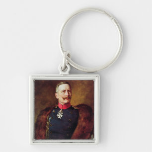 Kaiser Wilhelm IIのポートレート キーホルダー