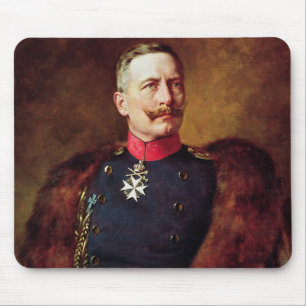 Kaiser Wilhelm IIのポートレート マウスパッド