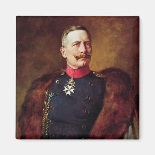 Kaiser Wilhelm IIのポートレート マグネット
