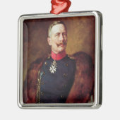 Kaiser Wilhelm IIのポートレート メタルオーナメント (左)