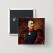 Kaiser Wilhelm IIのポートレート 缶バッジ (正面&裏面)