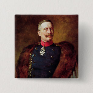 Kaiser Wilhelm IIのポートレート 缶バッジ