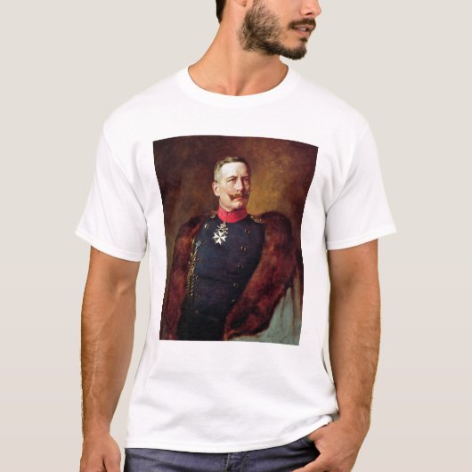 Kaiser Wilhelm IIのポートレート Tシャツ (正面)