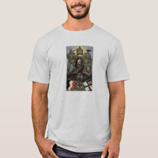 Kaiser Wilhelm II -ドイツのプロパガンダの郵便はがき Tシャツ