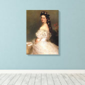 Kaiserin Elisabeth von Österreich – Sisi キャンバスプリント (インサイチュ (ウッドフロア))