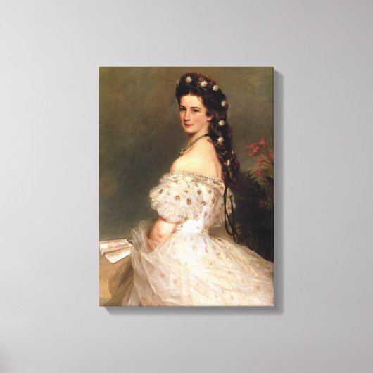 Kaiserin Elisabeth von Österreich – Sisi キャンバスプリント (正面)