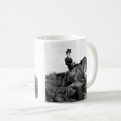Kaiserin Elisabeth von Österreich zu Pferde コーヒーマグカップ (正面右)
