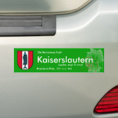 Kaiserslautern 4 バンパーステッカー (車上)