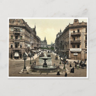 Kaiserstrasse、本管(すなわちブランクフルトaのフランクフォート ポストカード