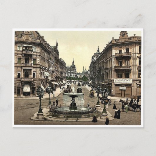 Kaiserstrasse、本管(すなわちブランクフルトaのフランクフォート ポストカード (正面)