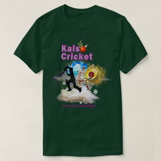 Kaiso Cricket，クリケット Tシャツ (デザイン正面)