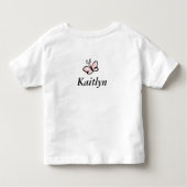kaitysのワイシャツ トドラーTシャツ (裏面)