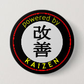 Kaizenを搭載 缶バッジ (正面)