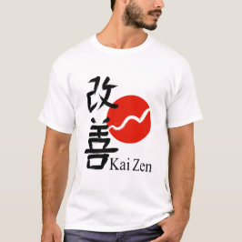 Kaizen - 小さな一歩大きな変化 tシャツ