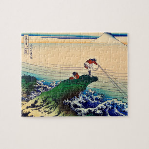 Kajikazawa in Kai Province by Katsushika Hokusai ジグソーパズル