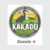 Kakadu, Northern Territory Australiaステッカー シール (シート)