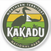 Kakadu, Northern Territory Australiaステッカー シール (正面)