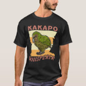 Kakapo birds biologist birdwatchig ornithologist   tシャツ (正面)