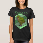 Kakapo birds biologist birdwatchig ornithologist   tシャツ (正面)