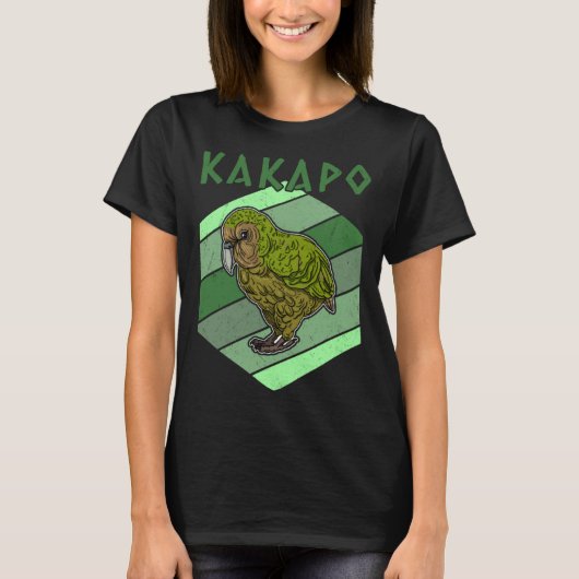 Kakapo birds biologist birdwatchig ornithologist   tシャツ (正面)
