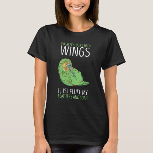 Kakapo I Don t Need Wings New Zealand Kakapo Parro Tシャツ (正面)