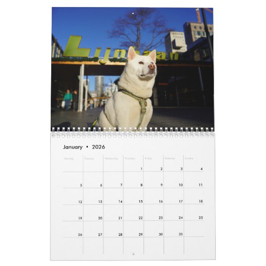 Kaki-Maru Calendar 2026 カレンダー (1月 2026)