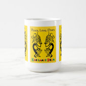 Kakilambeのドラム(黄色で)マグ コーヒーマグカップ (中央)