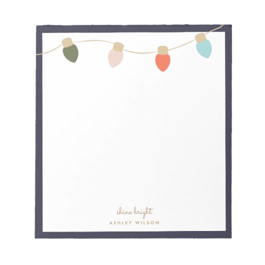 Kaktovikストリングライト ノートパッド (正面)